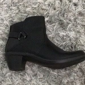 Black ankle boots